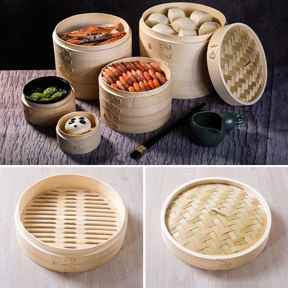 Vaporizador de Bambu Chinês co - Bao Steamer Bamboo avaliação e preço