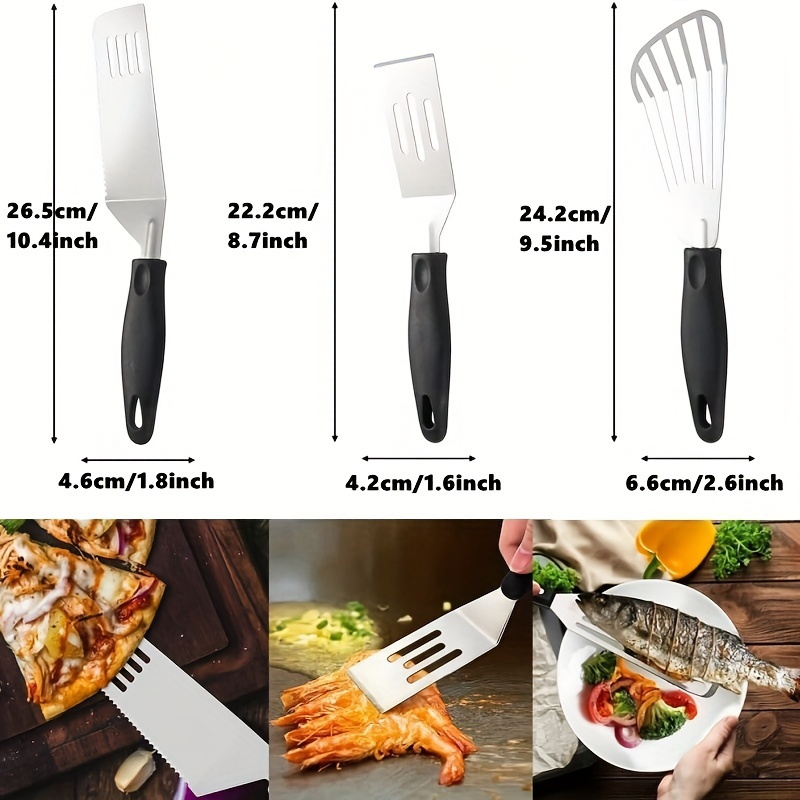 Conjunto de mini espátula de a - Okonomiyaki Spatula avaliação e preço