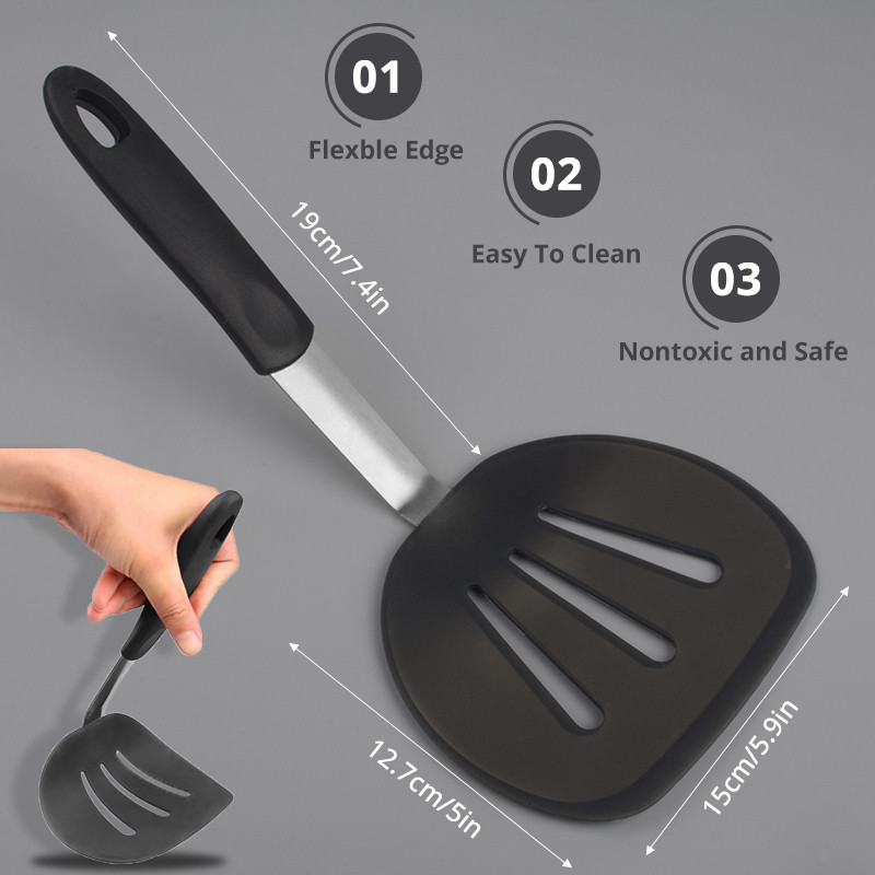 Espátula de silicone flexível  - Okonomiyaki Spatula avaliação e preço